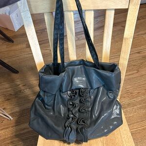 Grey Vera Wang large shoulder bag
